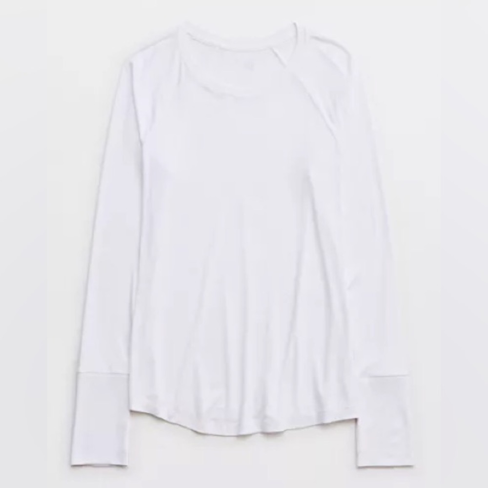 OFFLINE By Aerie Thumbs Up Ribbed Raglan Long Sleeve T-Shirt